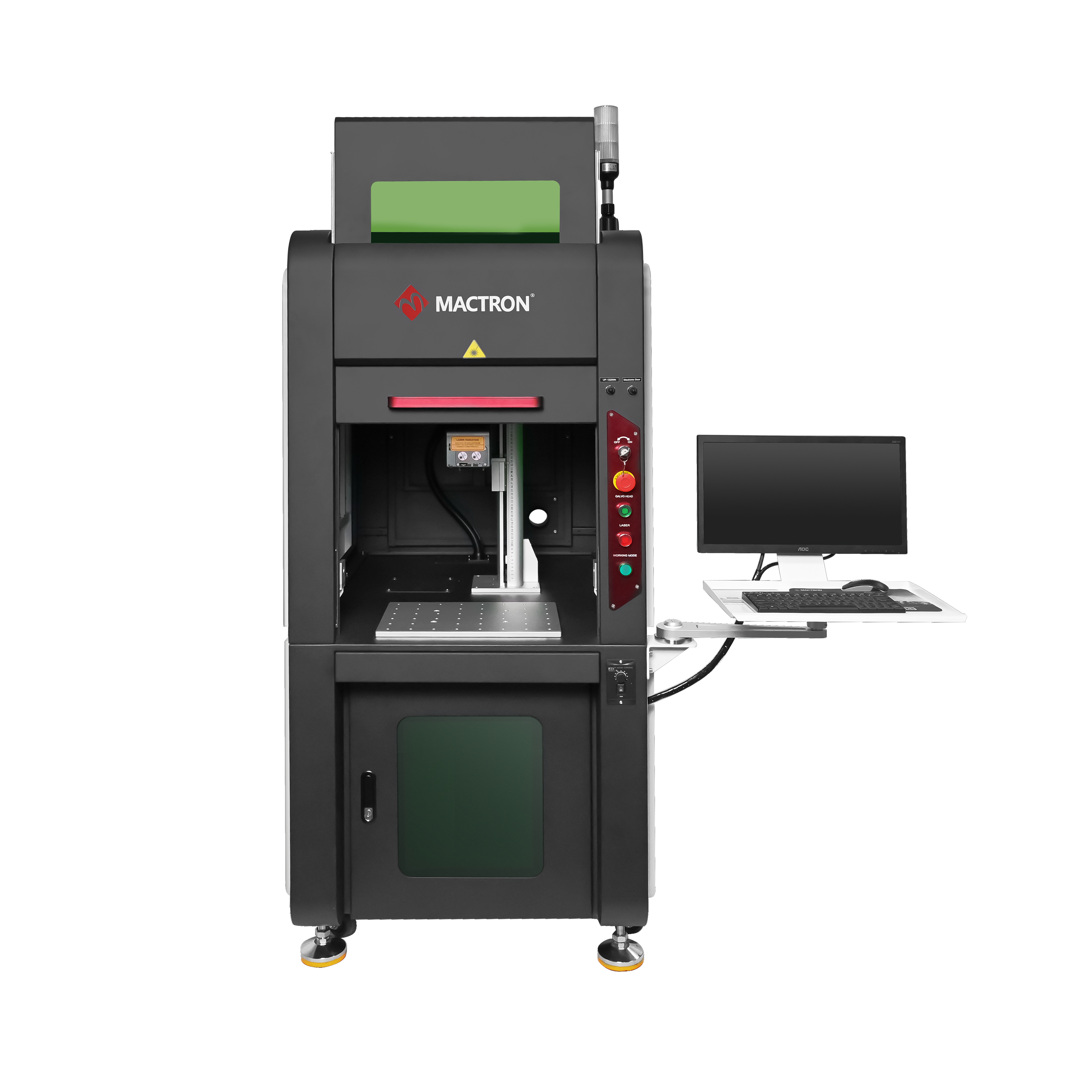 Machine de gravure laser 3D avec couverture fermée de sécurité